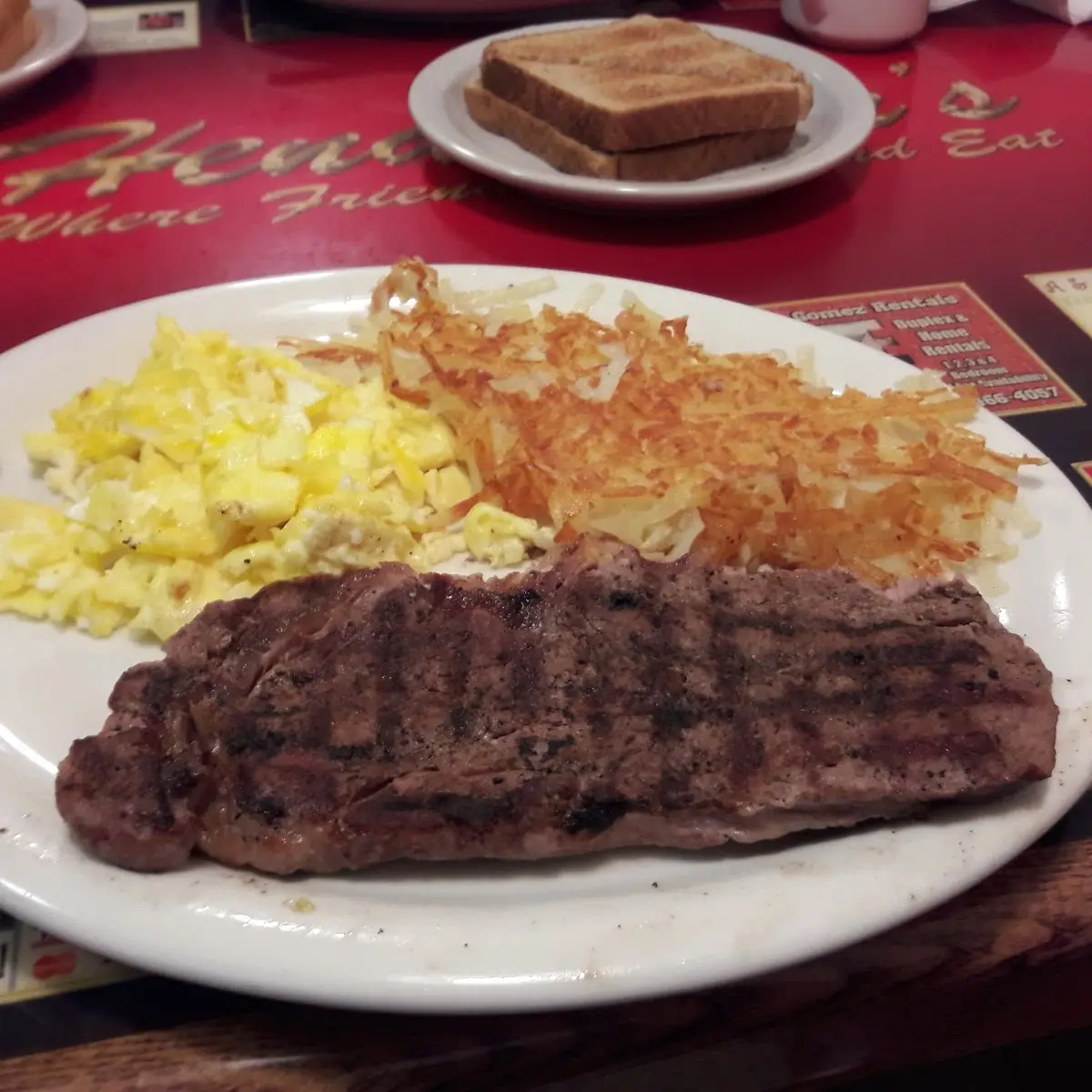 New York Steak and Two Eggs