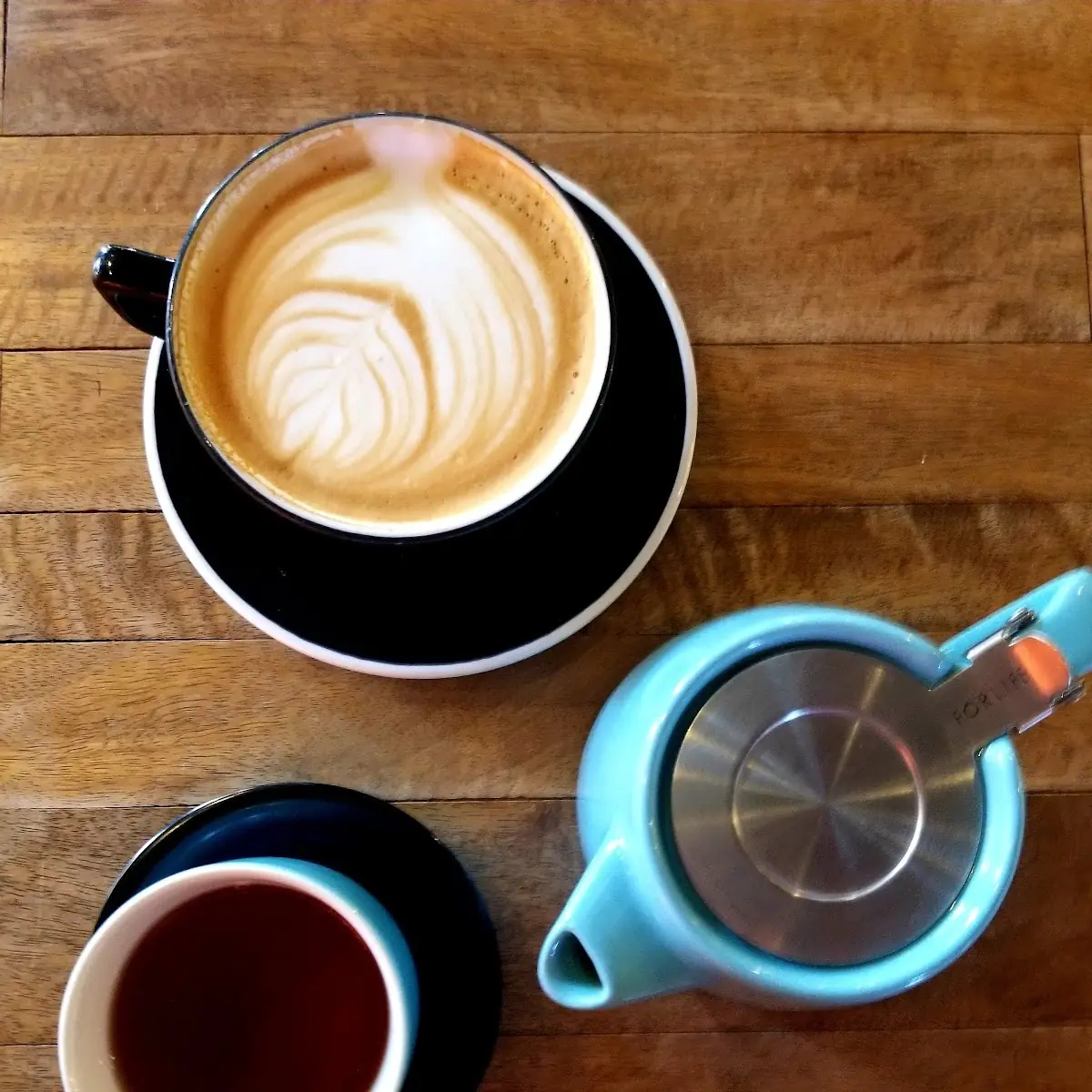 Latte & Hot Tea for 2