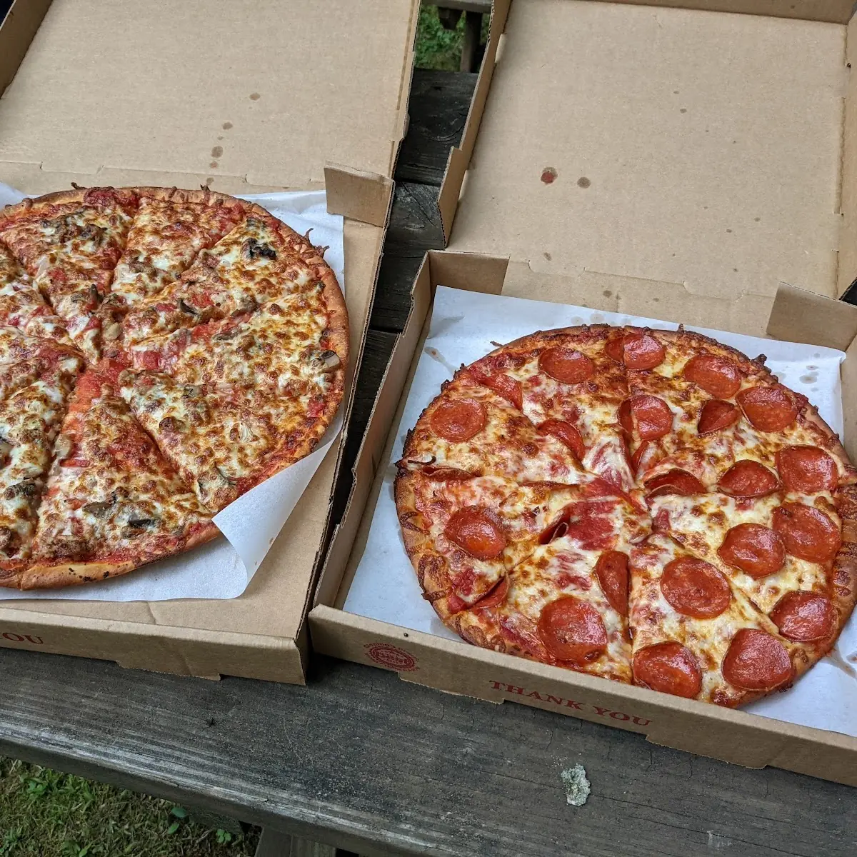 Sausage Onion and Mushroom Pizza