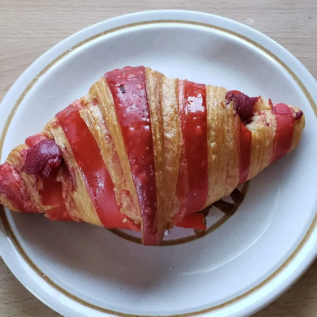 Raspberry Croissant