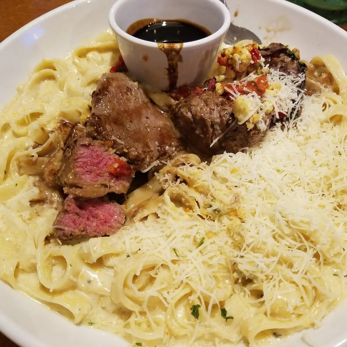 Steak Gorgonzola Alfredo