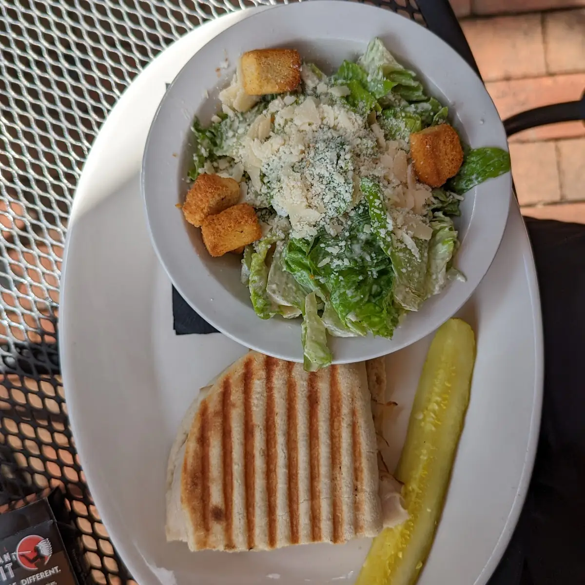 Turkey Sandwich and Caesar Side Salad