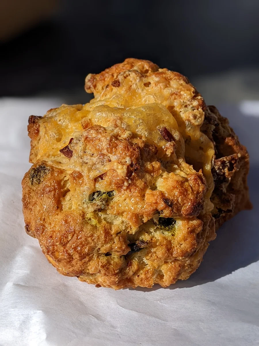 Serrano Bacon Cheddar Scone