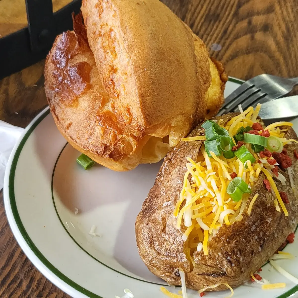 Baked Potato and Popover