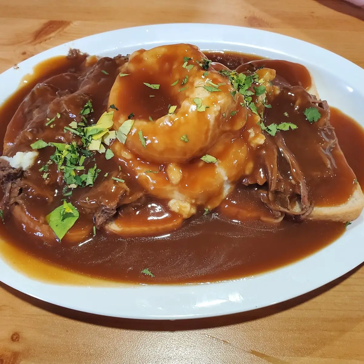 Hot Beef Sandwich