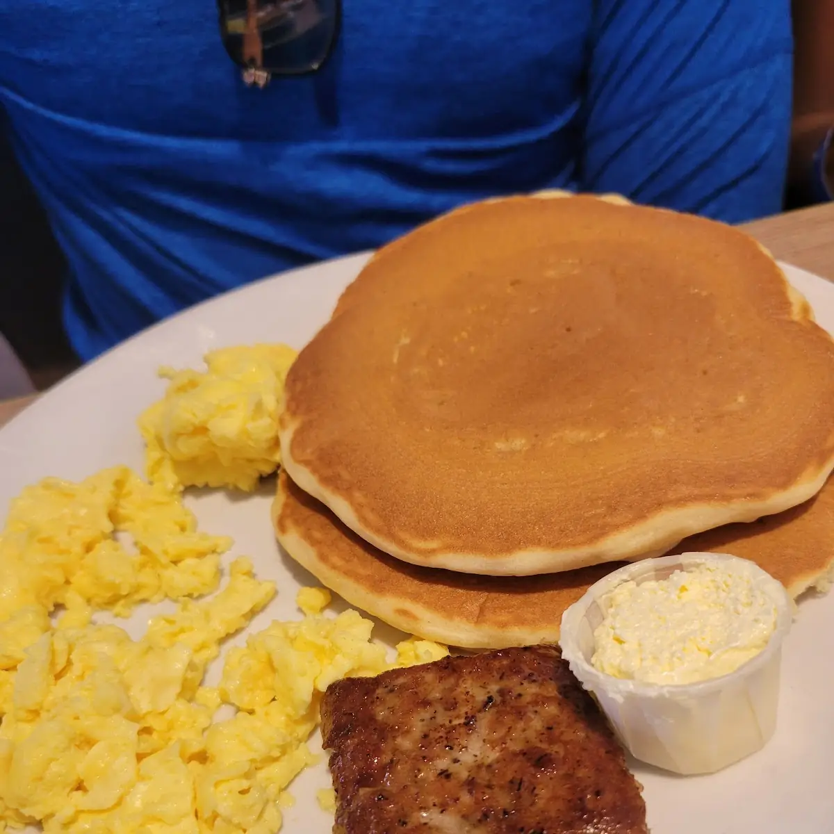 Buttermilk Pancakes and Eggs