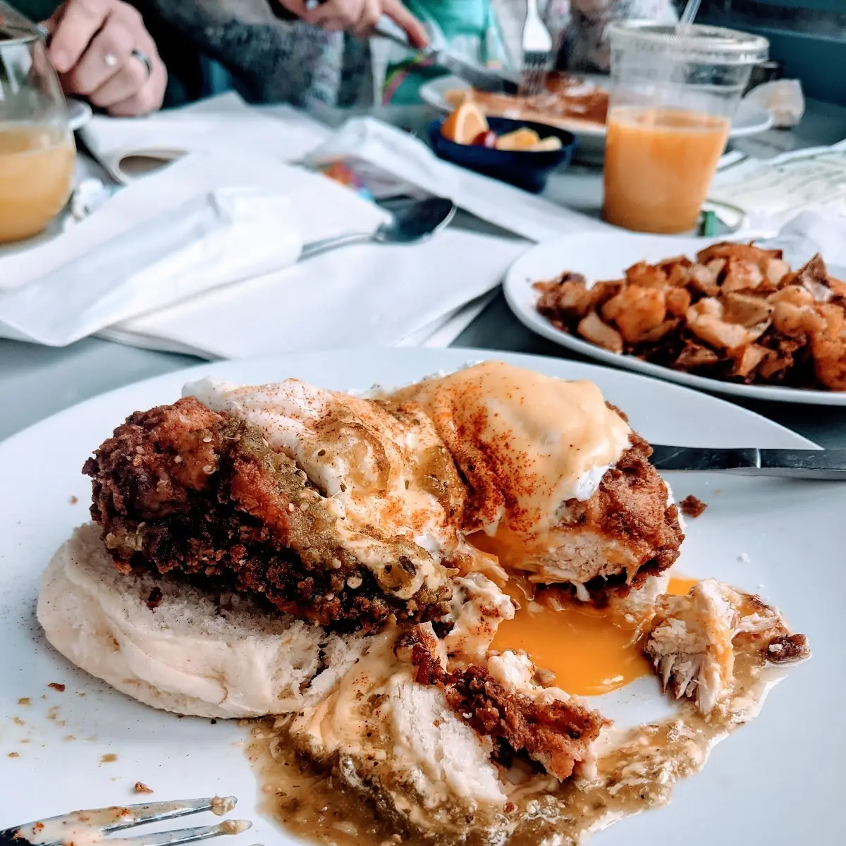 Crispy Chicken Benedict