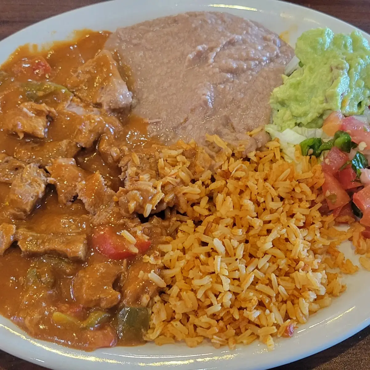 Carne Guisada Plate