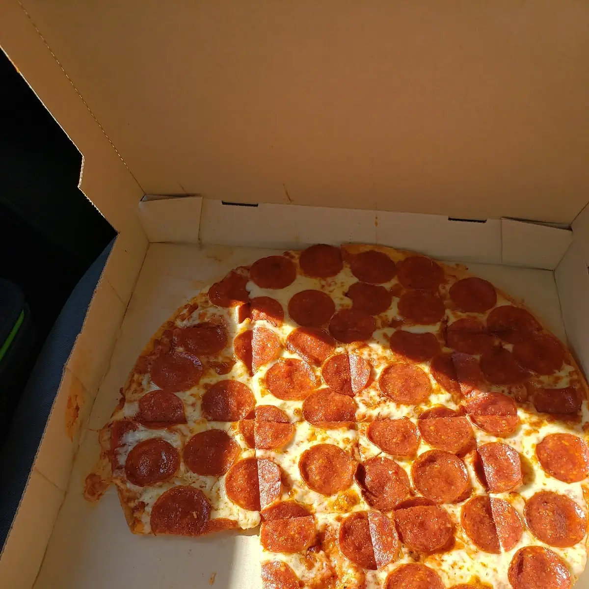 Square Cut Thin Crust Pizza