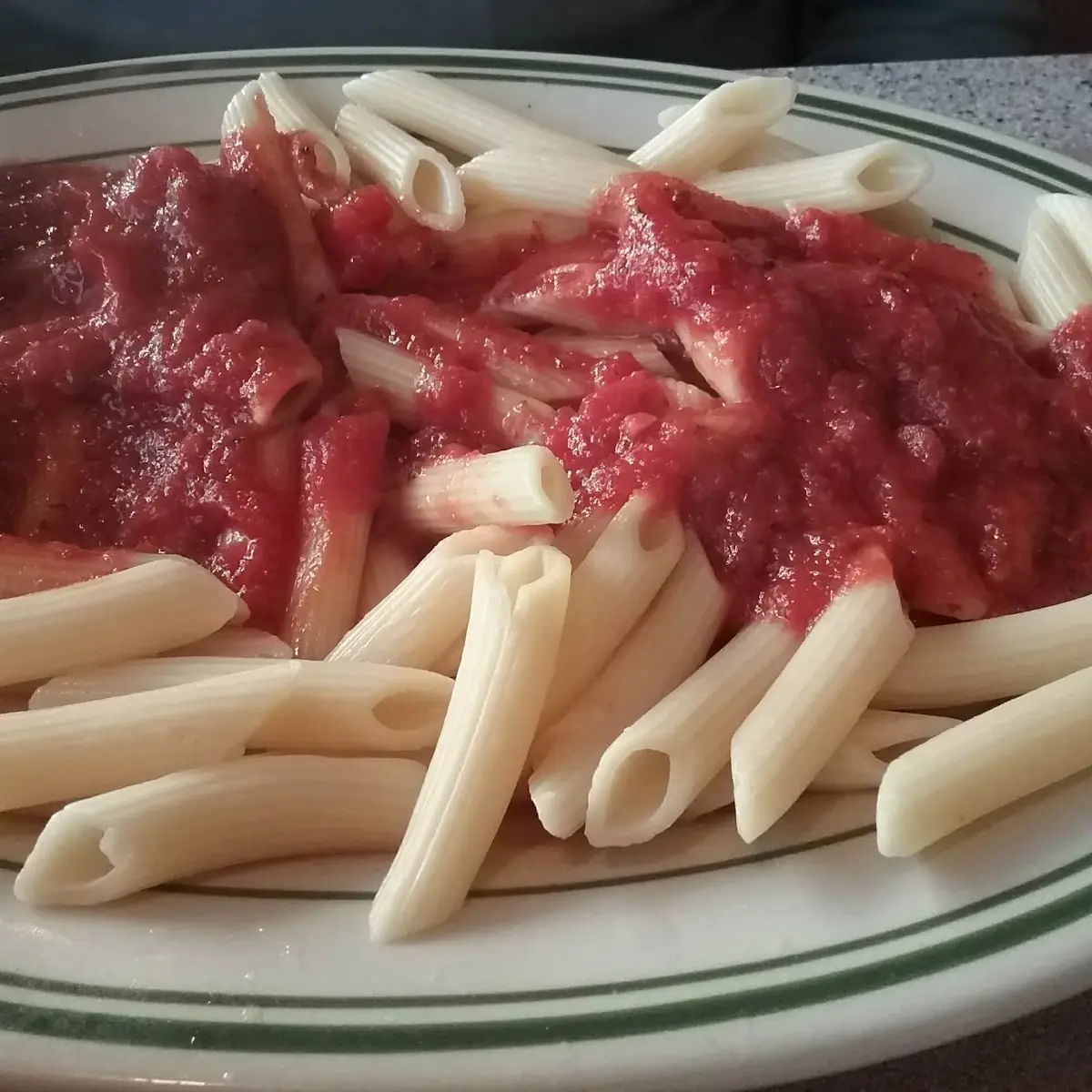 Rigatoni with Marinara Sauce