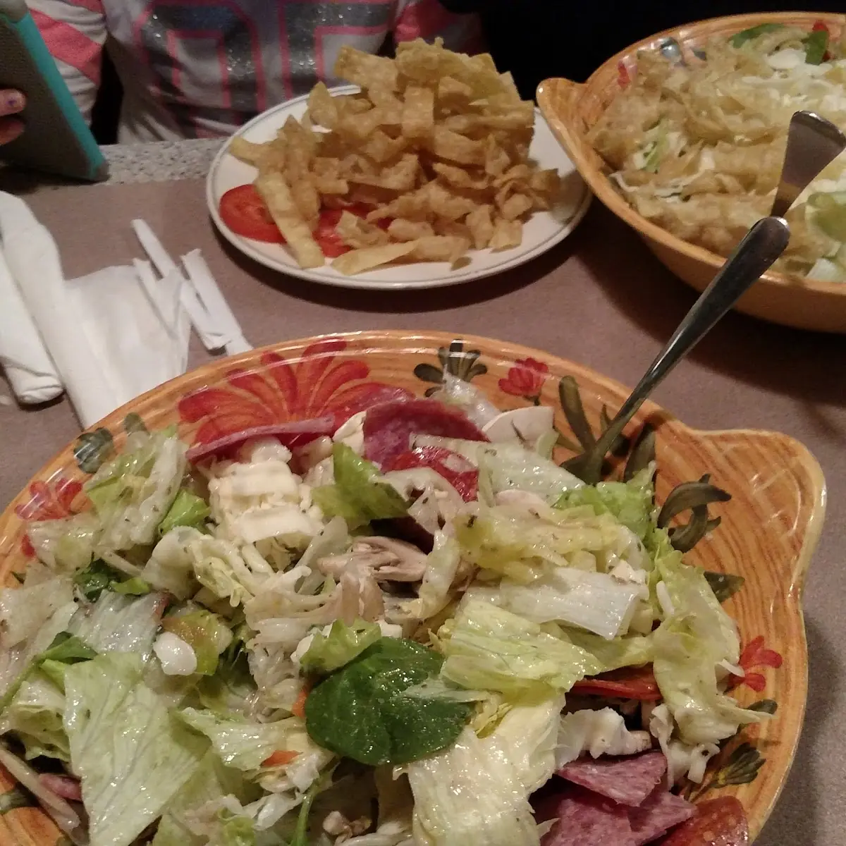 Salad & Bread Basket