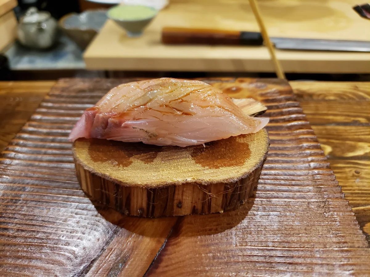 Sea Bream Sushi, Kaito Sushi Omakase