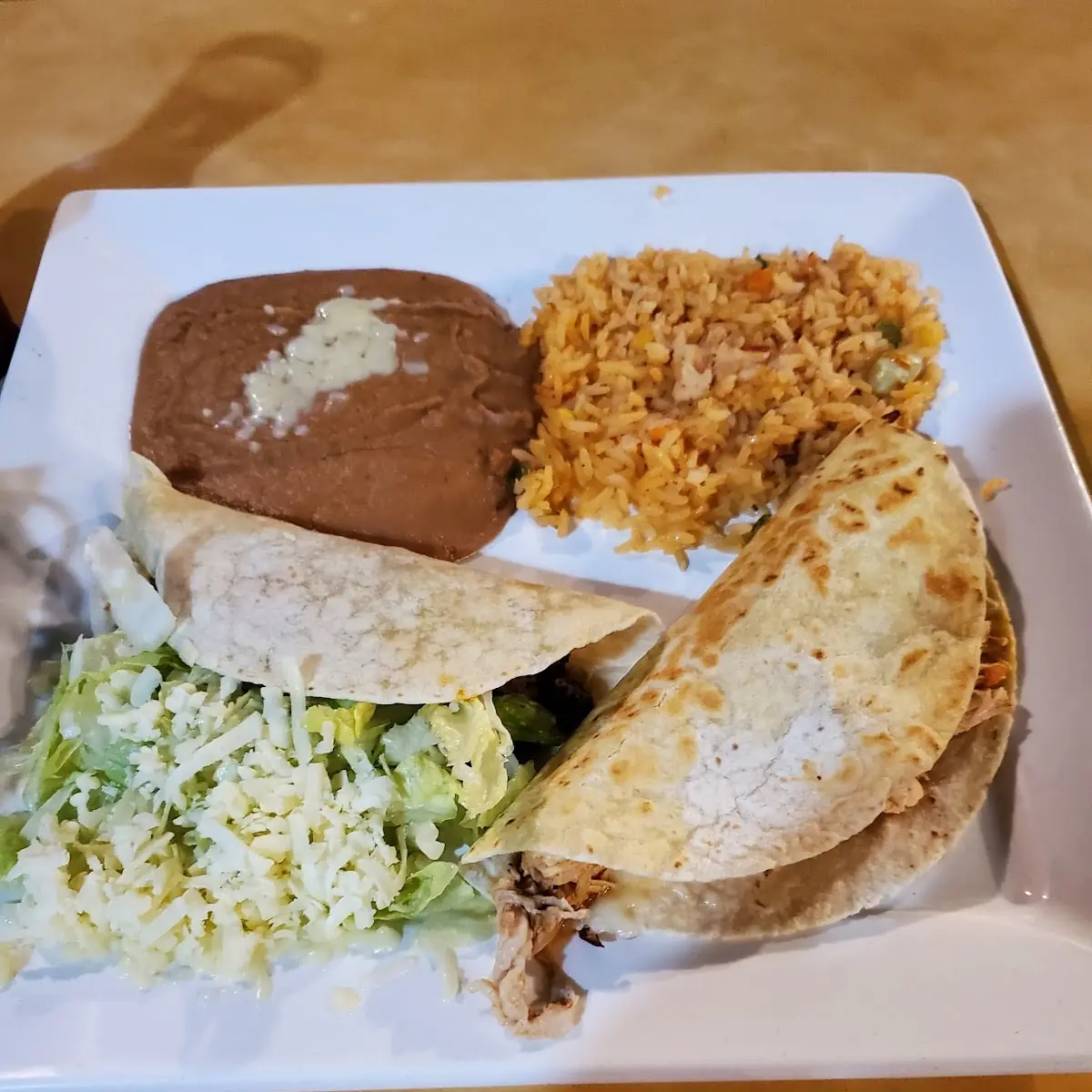 Quesadilla and Taco Combo