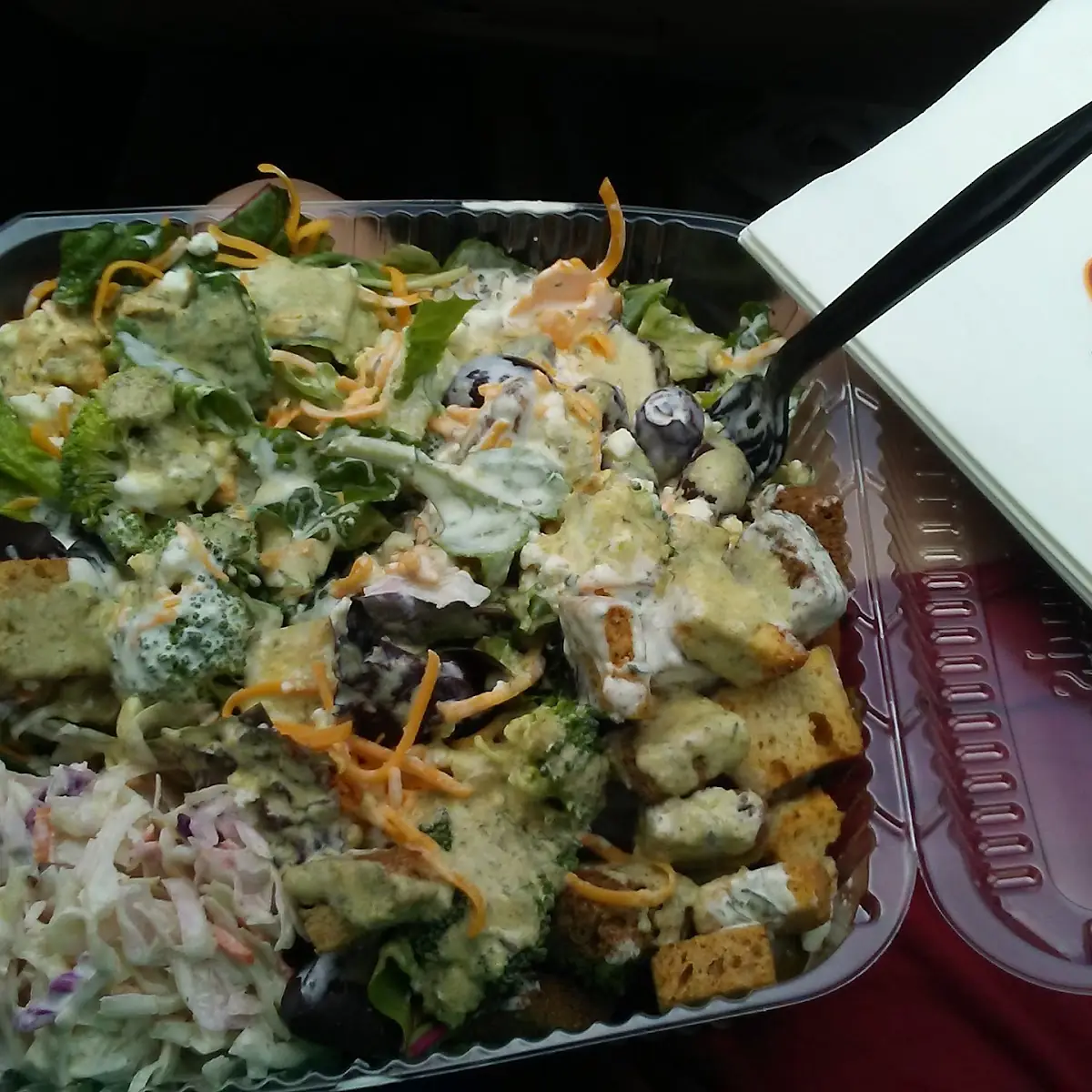 Salad Bar with Jalapeno Ranch Dressing