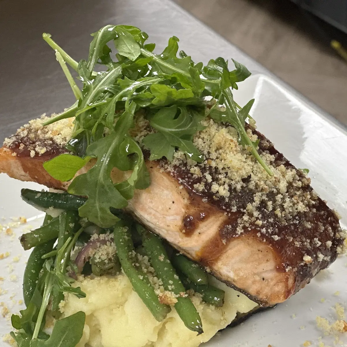 BBQ Crusted Salmon