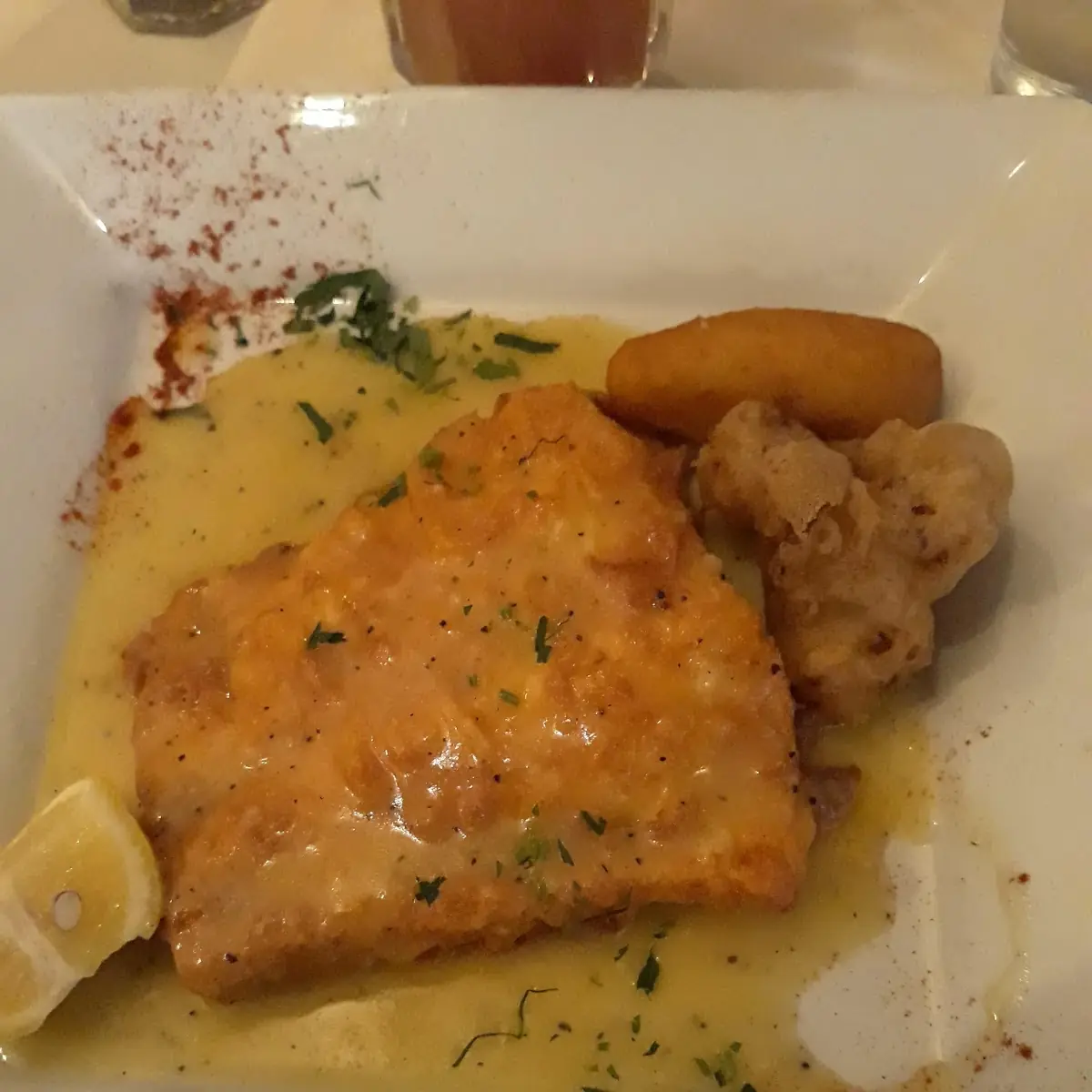 Pan Fried Flounder Filet