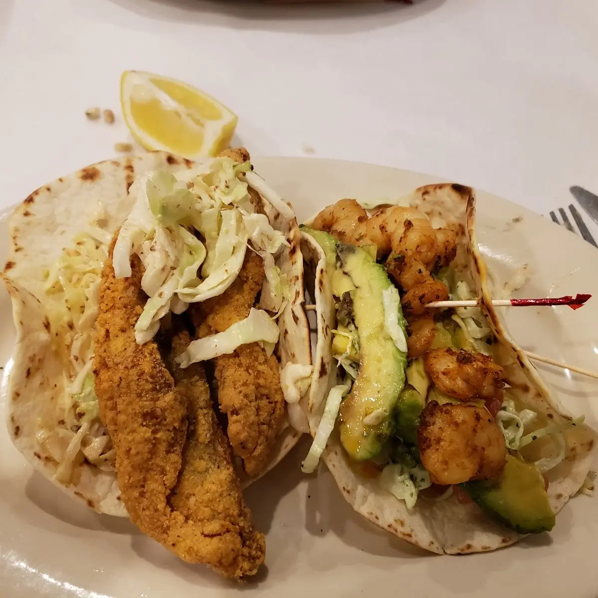 Fish and Shrimp Tacos