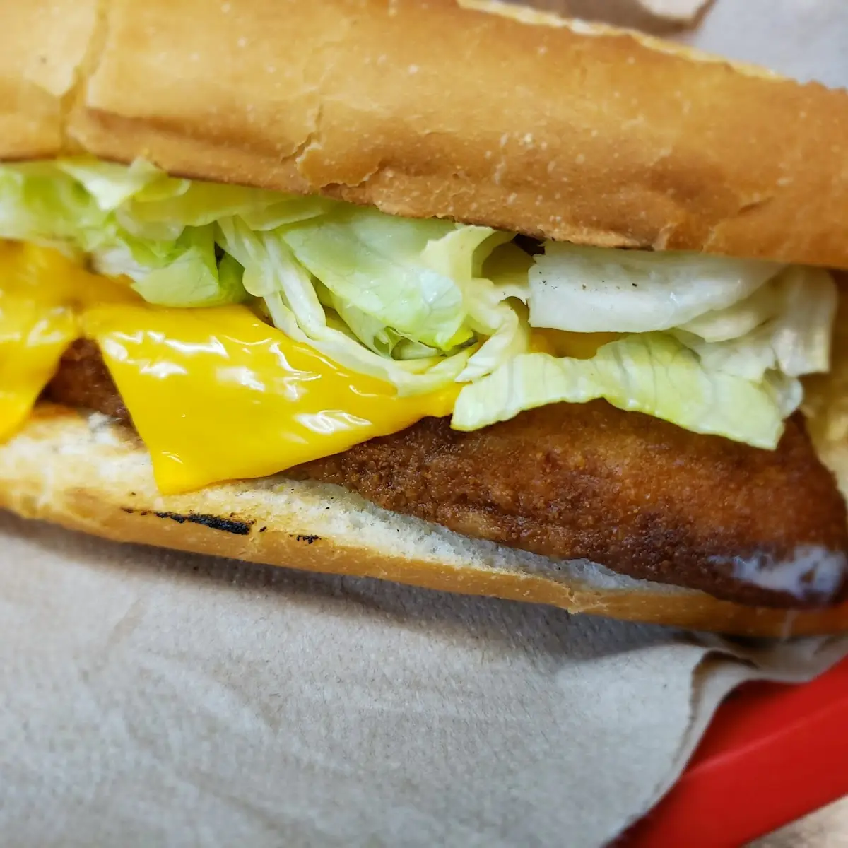 Fried Fish Hoagie