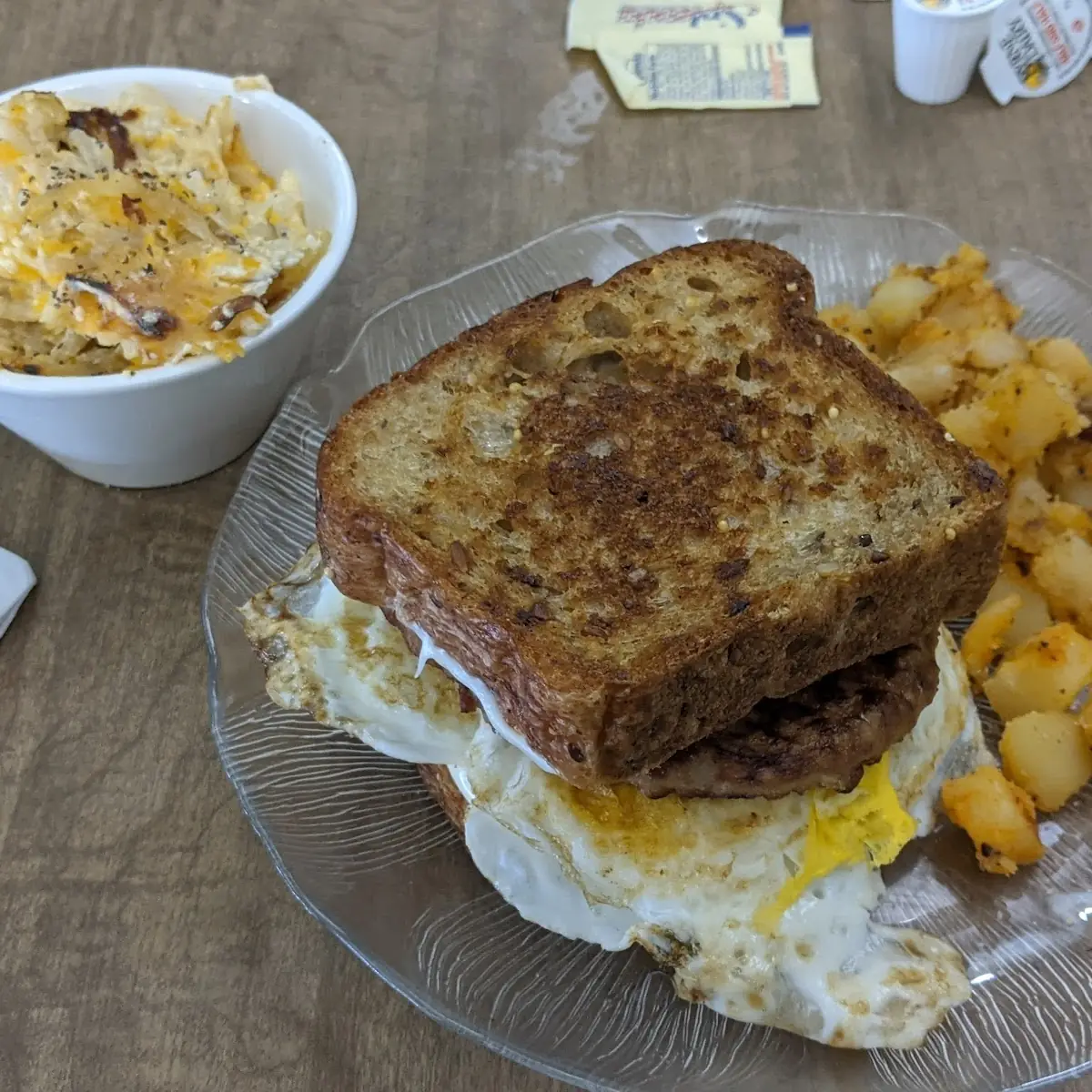 Breakfast Sandwich on 8 Grain