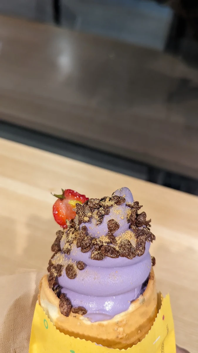 Ube Soft Serve