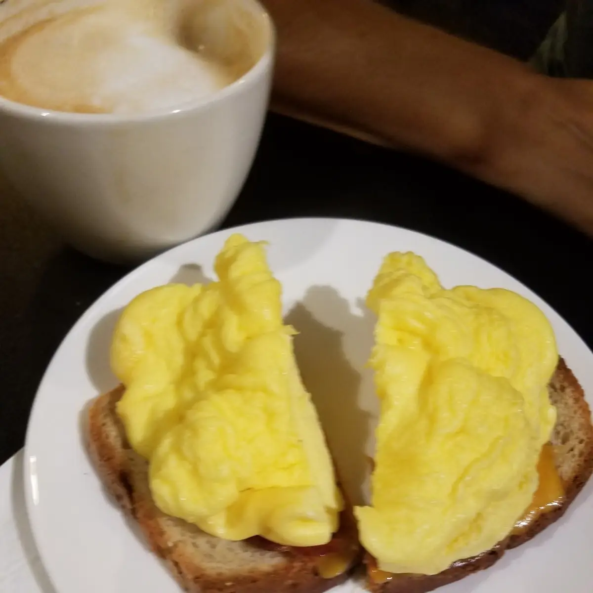 Open Faced Breakfast Sandwich with Gluten Free Bread