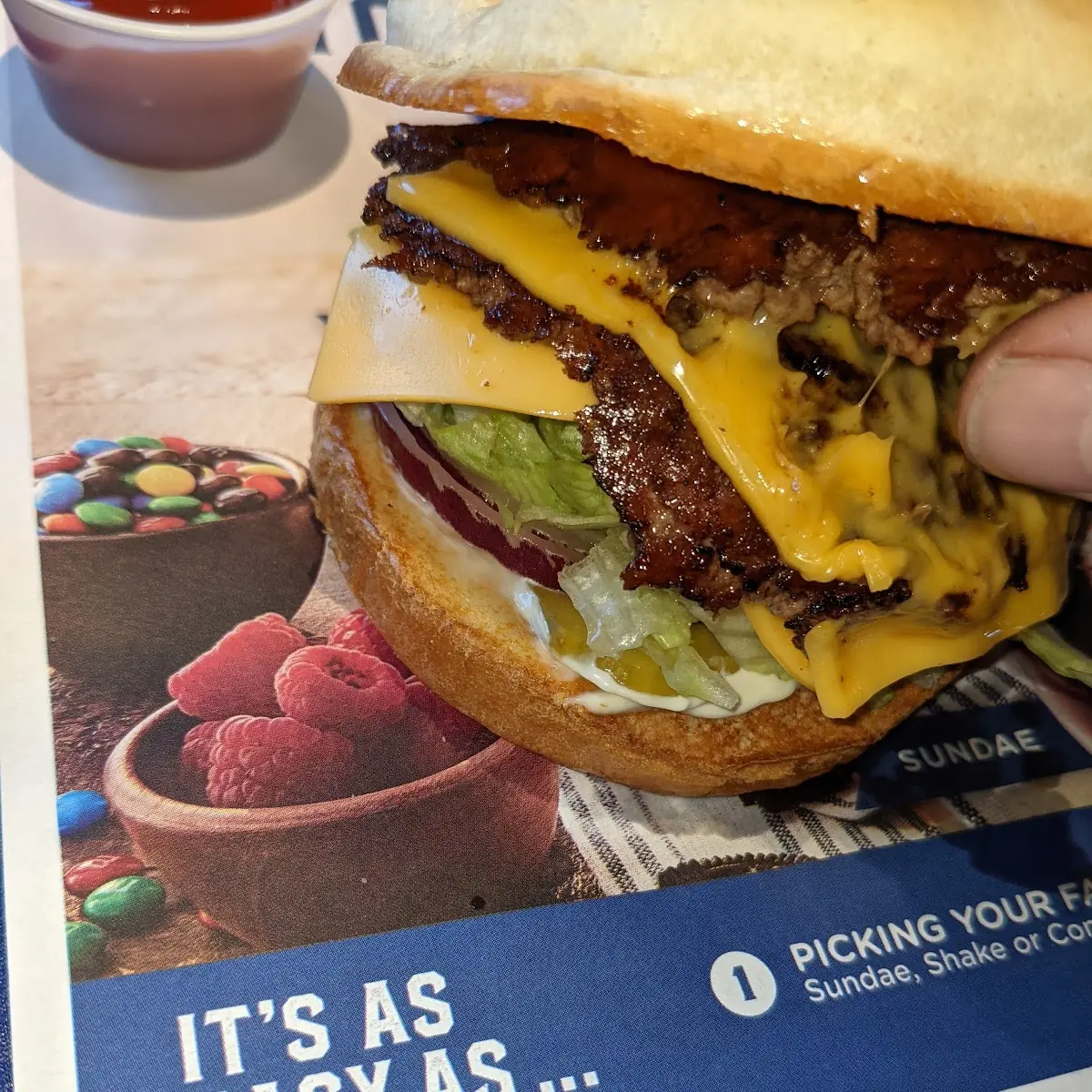 Deluxe Double Cheeseburger