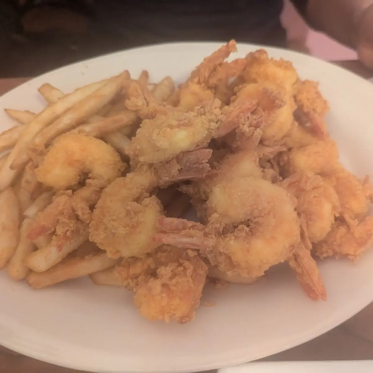 18 Fried Shrimp with Fries
