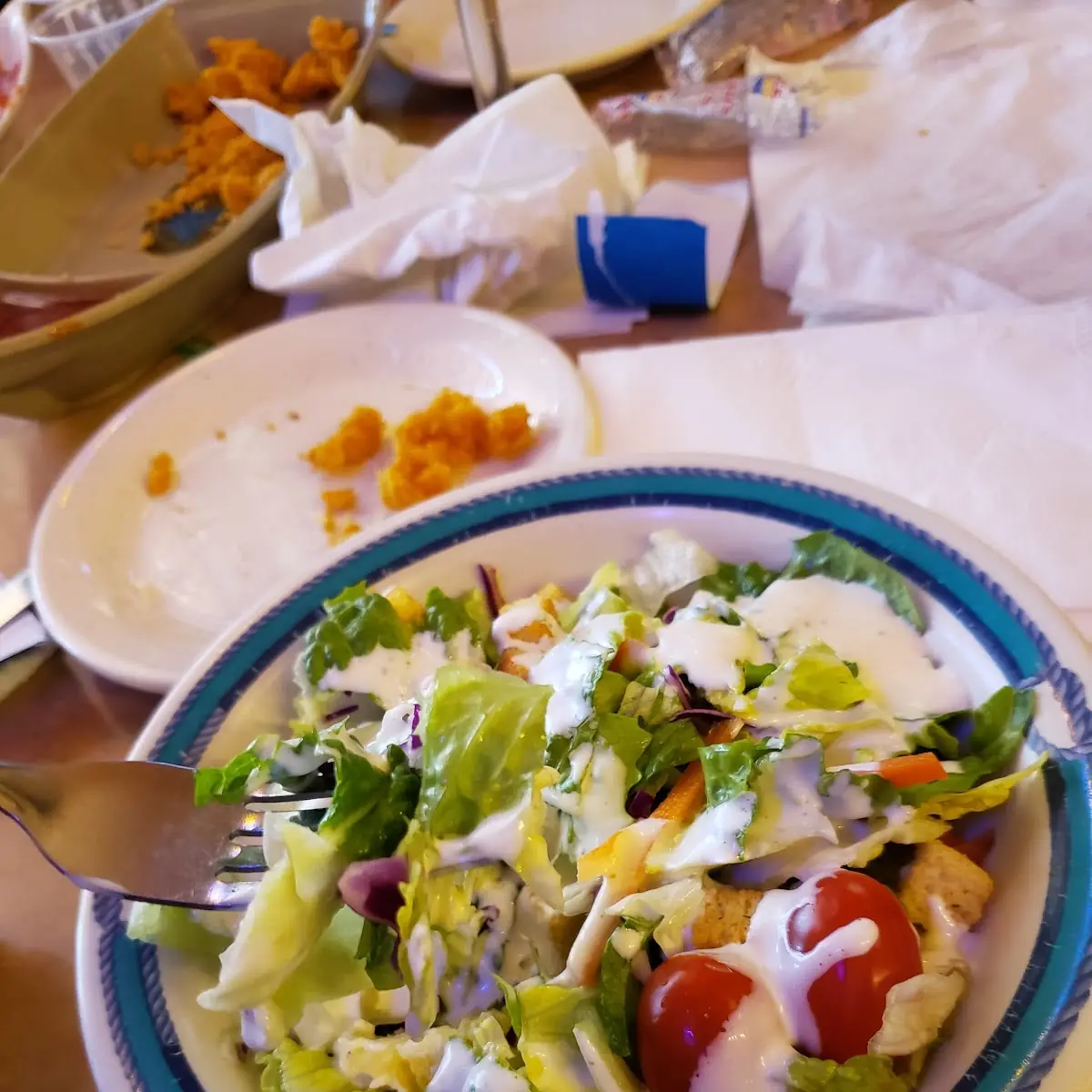 Chef Salad w Chicken Fried Chicken