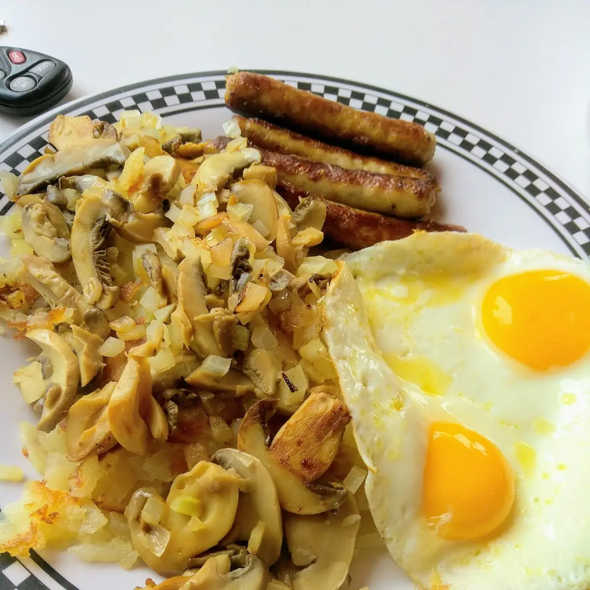 Hash Browns with Mushrooms and Onions