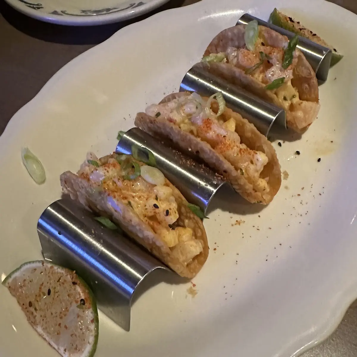 Shrimp Wonton Tacos