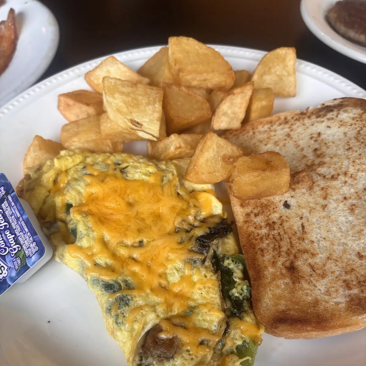 All-American Breakfast Ham & Cheese Omelette