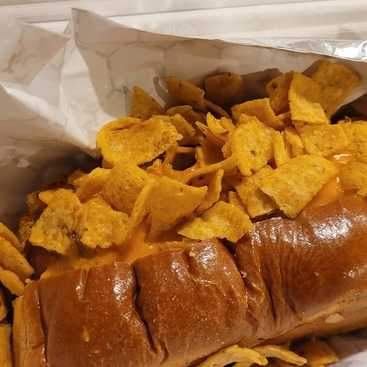 Hot Dog with Fritos