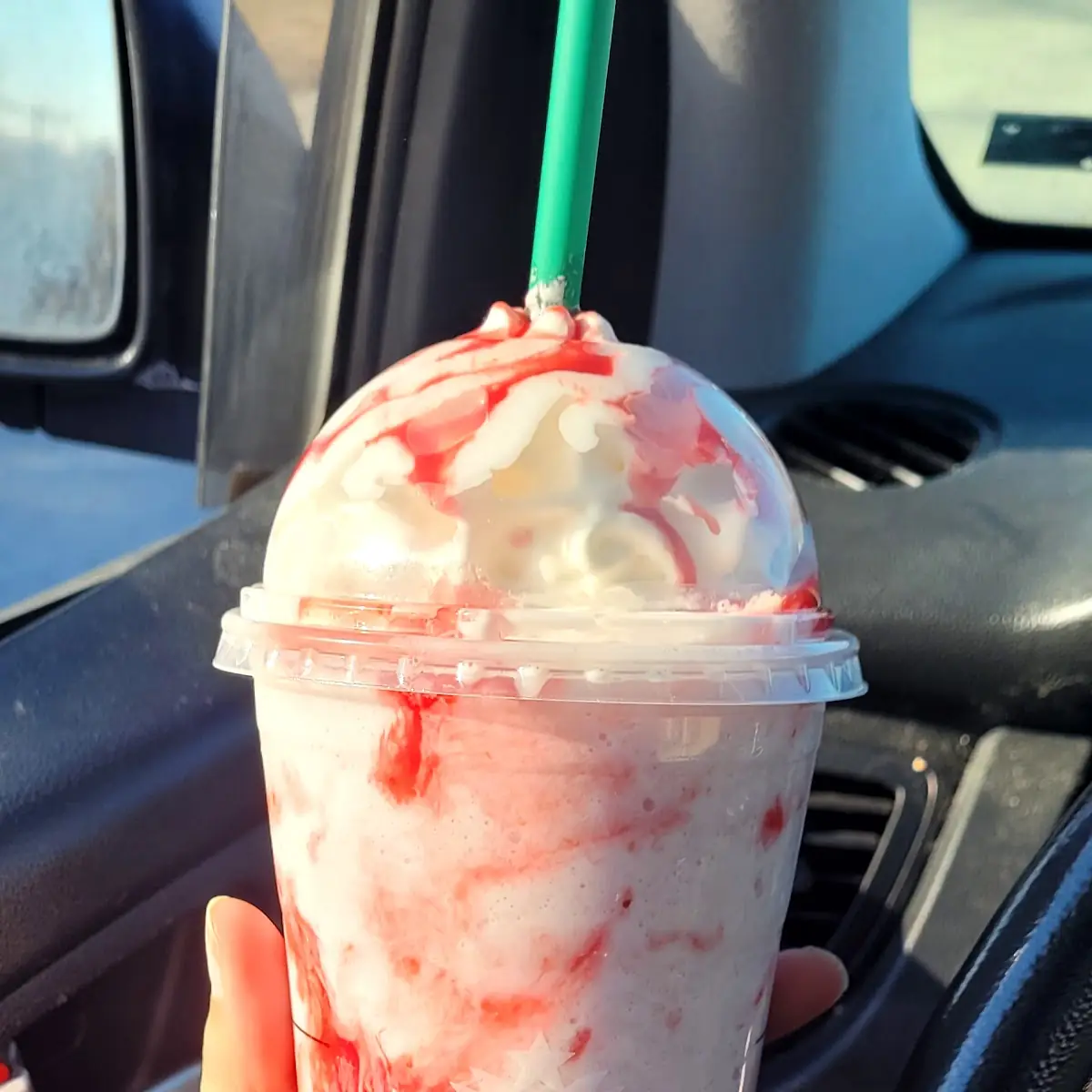 Strawberry Crème Frappuccino Blended Beverage