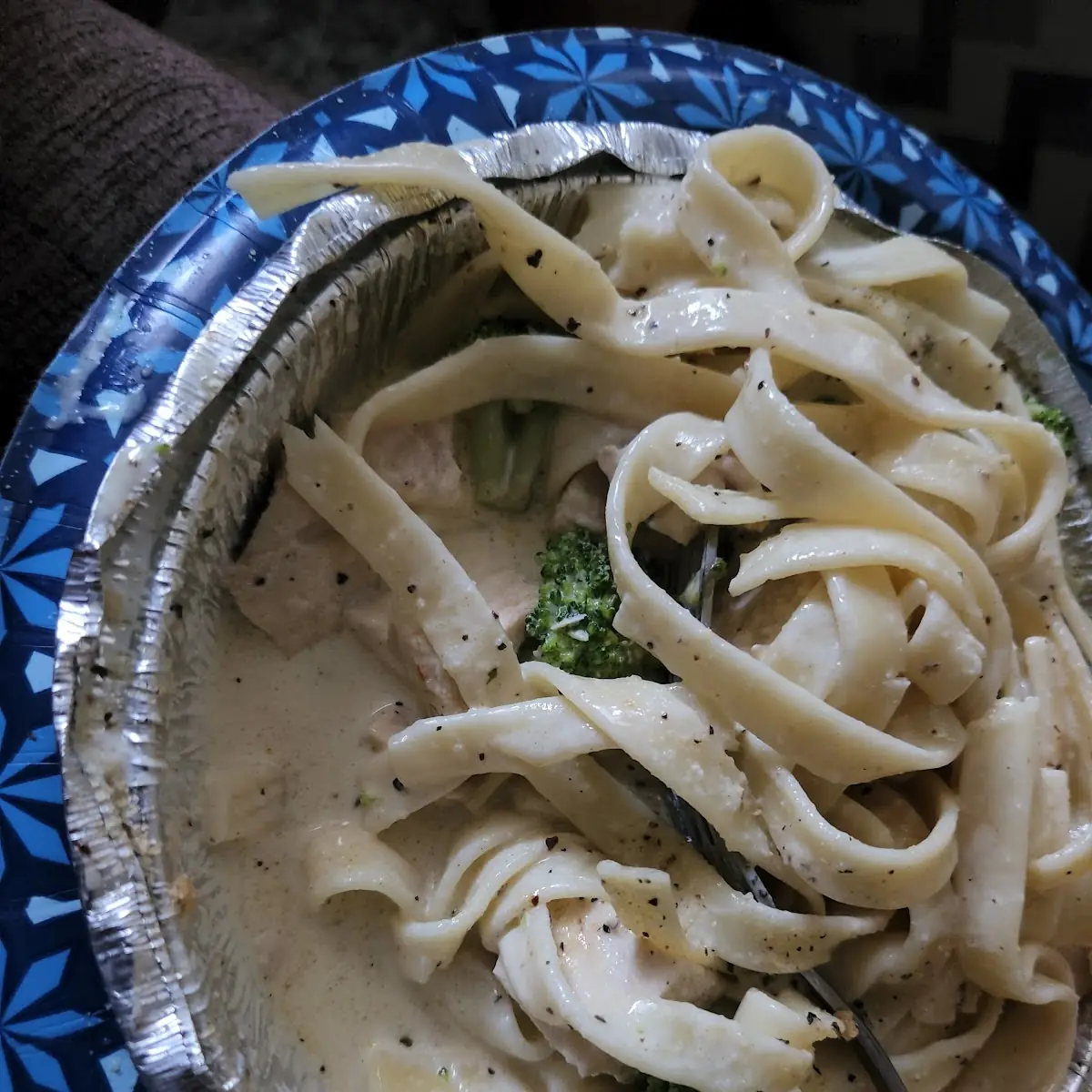 Fettuccine Alfredo with Chicken & Broccoli