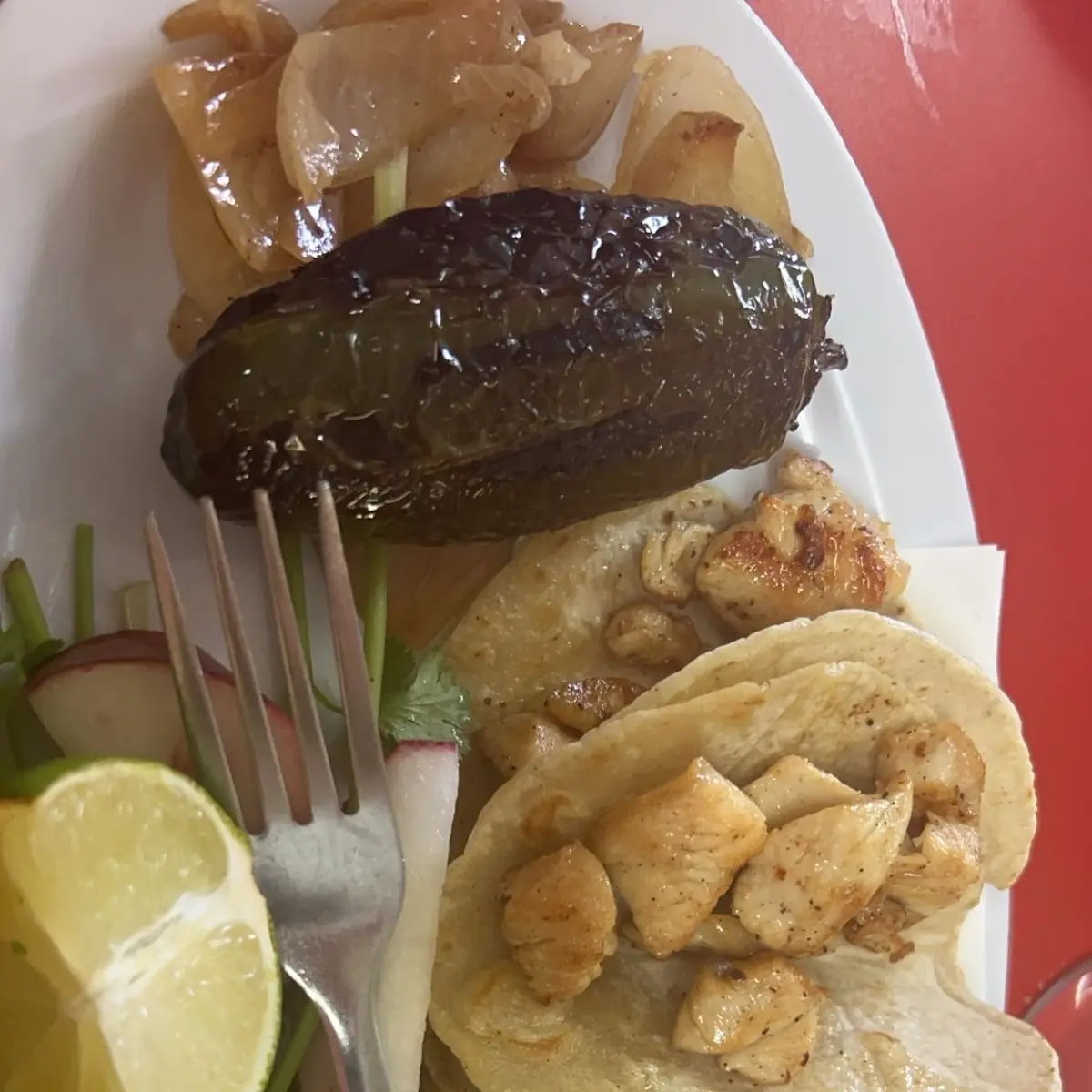 Chicken Taco Plate