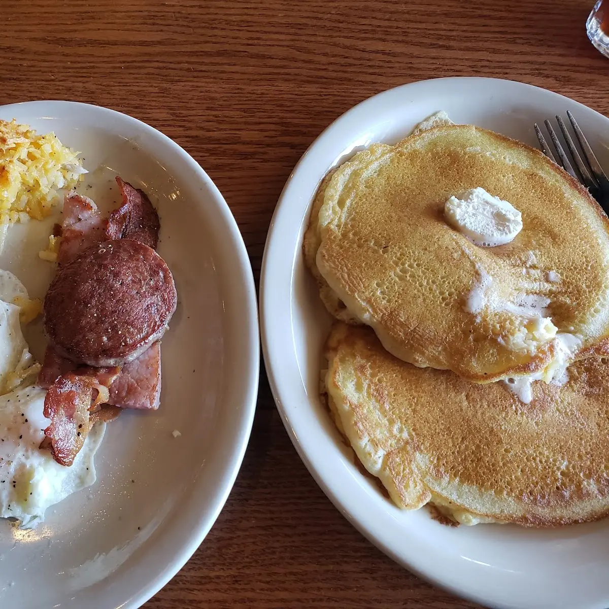 Bacon Cheese Hash Browns and Eggs