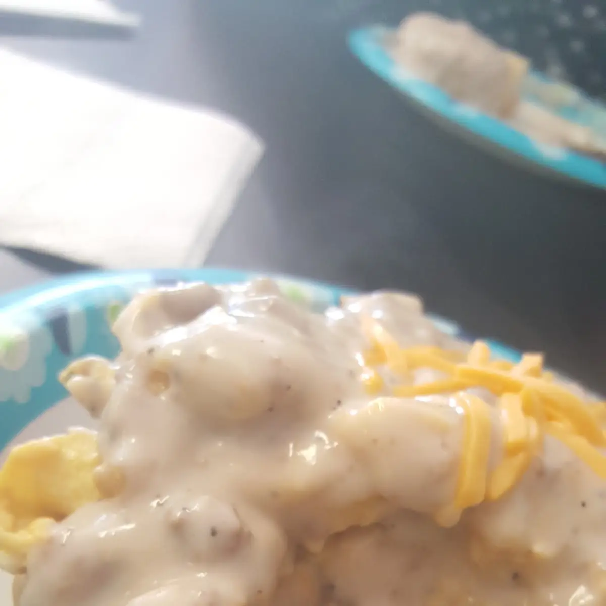 Scrambled Eggs with Potatoes and Sausage