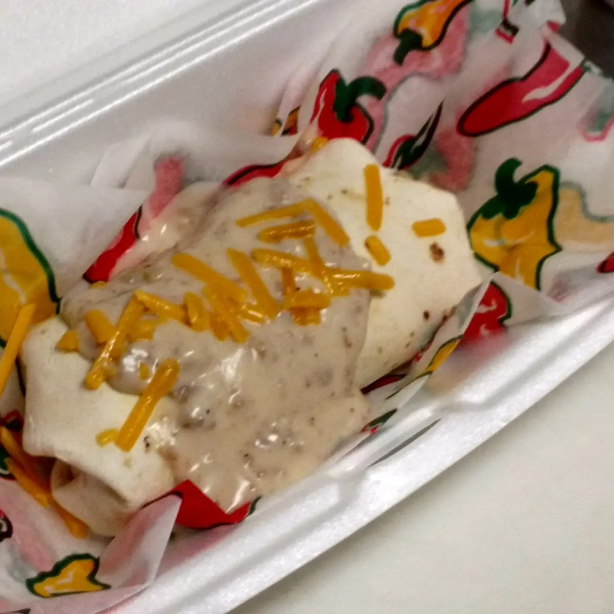 Smothered Breakfast Burrito