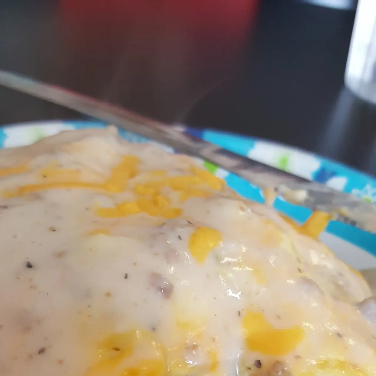 Waffle Egg Cheese & Gravy