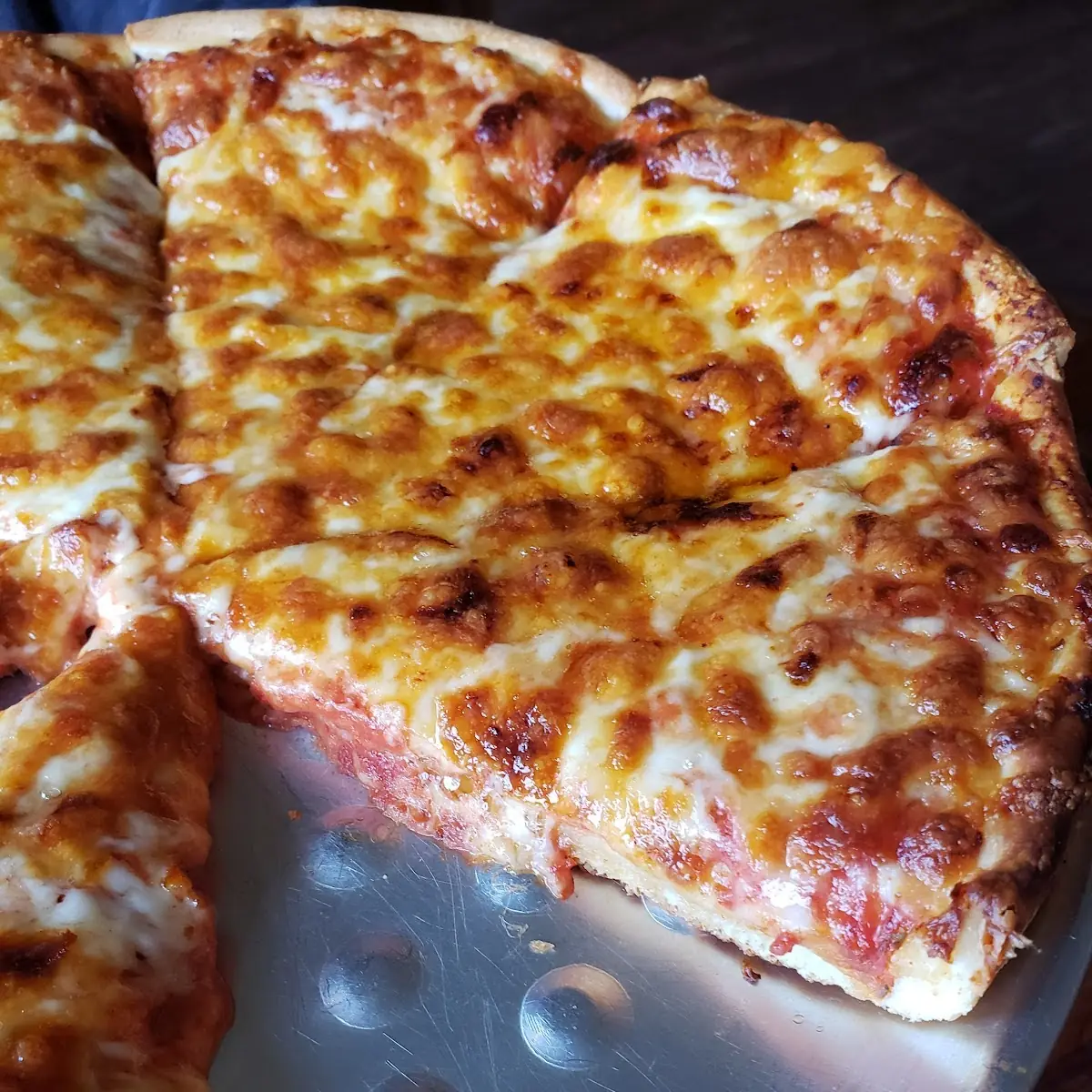 Cheese Pizza Well Done as Ordered