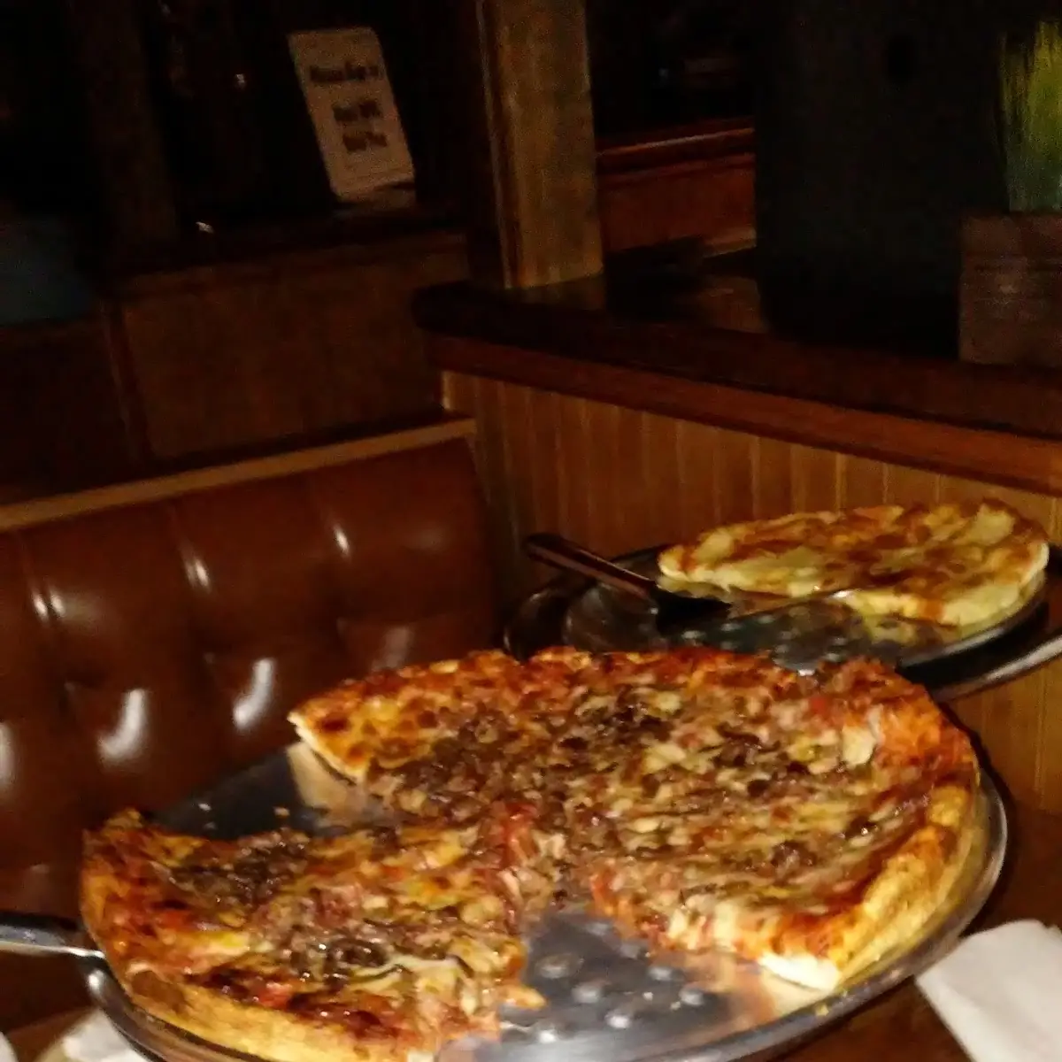 Pizza and Garlic Cheese Bread
