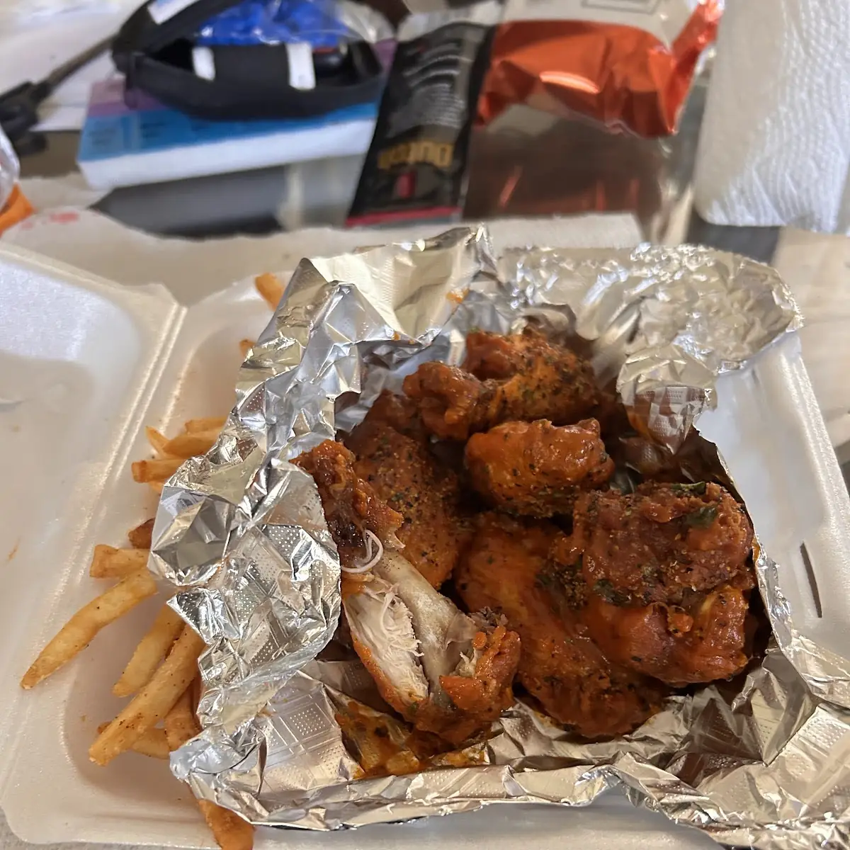 Hot Lemon Pepper and Fries