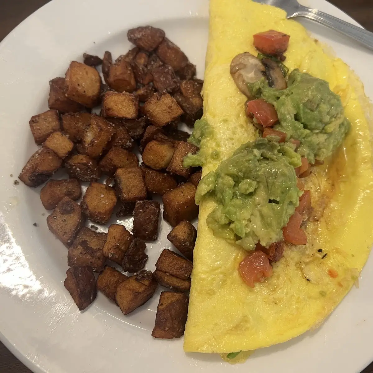 Western Omelette with House Fries and Biscuits