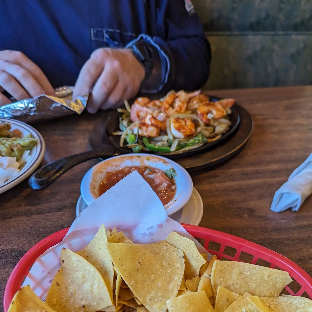 Shrimp Fajitas