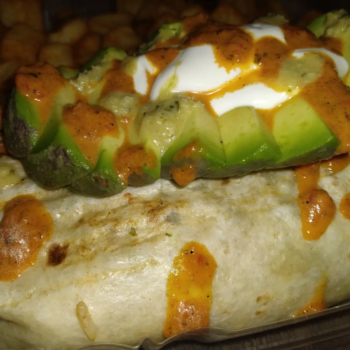Breakfast Burrito with Avocado