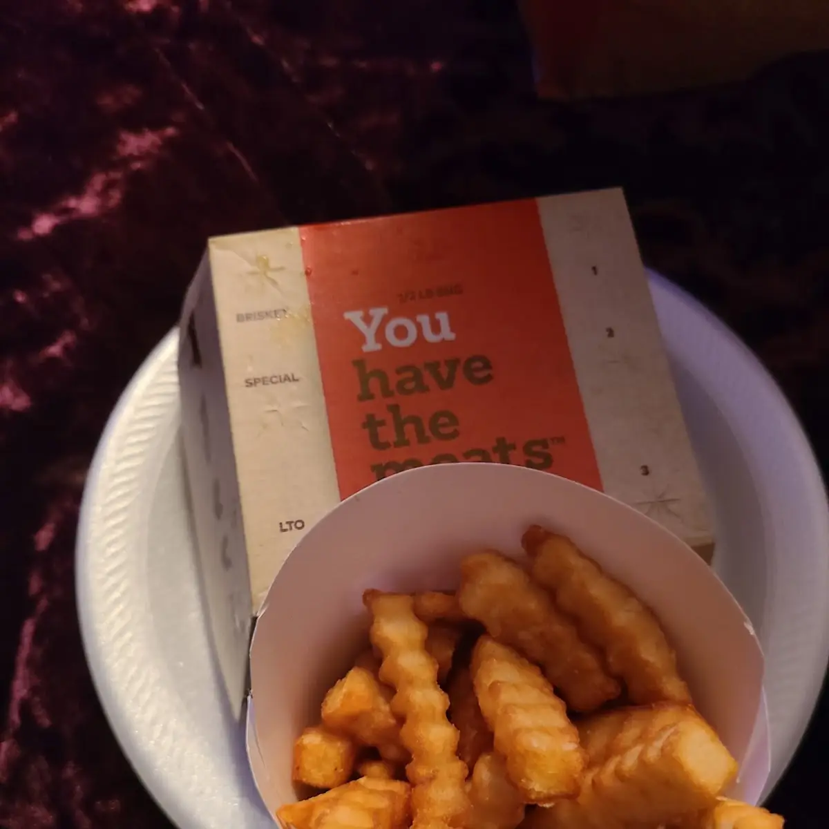 Boneless Wings and Fries