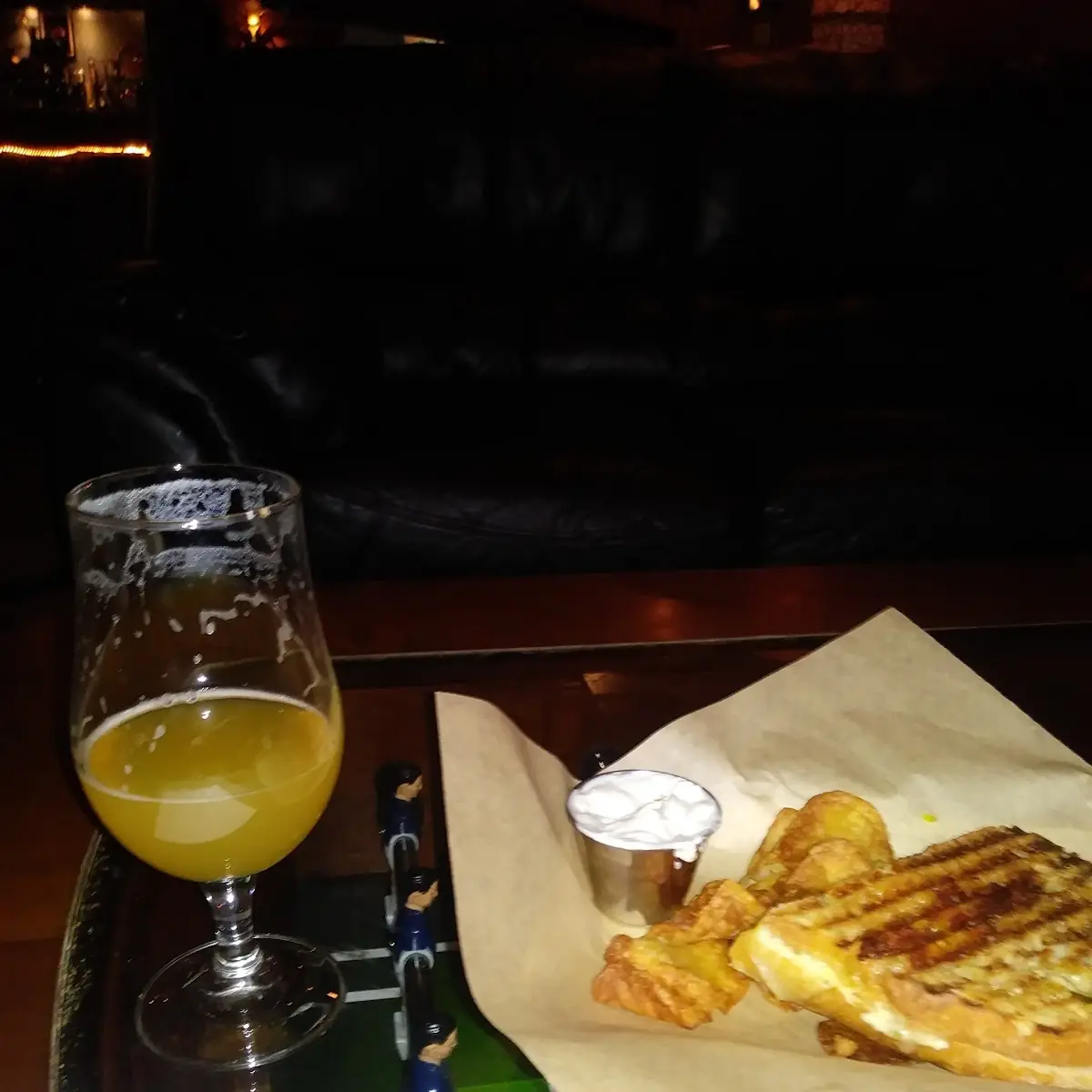 Pepper and Goat Cheese Panini