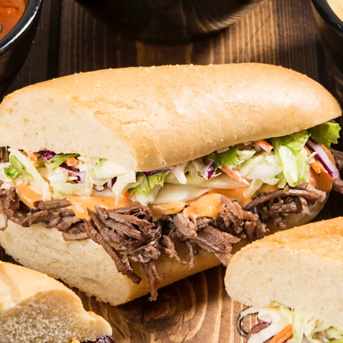 Homemade Roast Beef Sub
