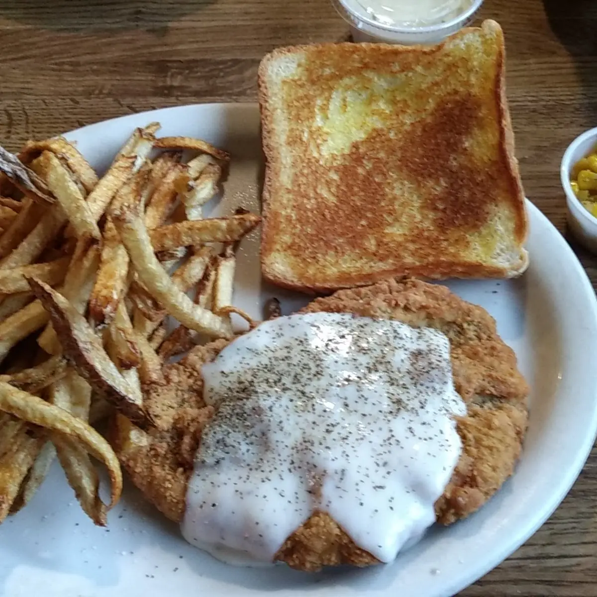 Chicken Fried Steak with Fries