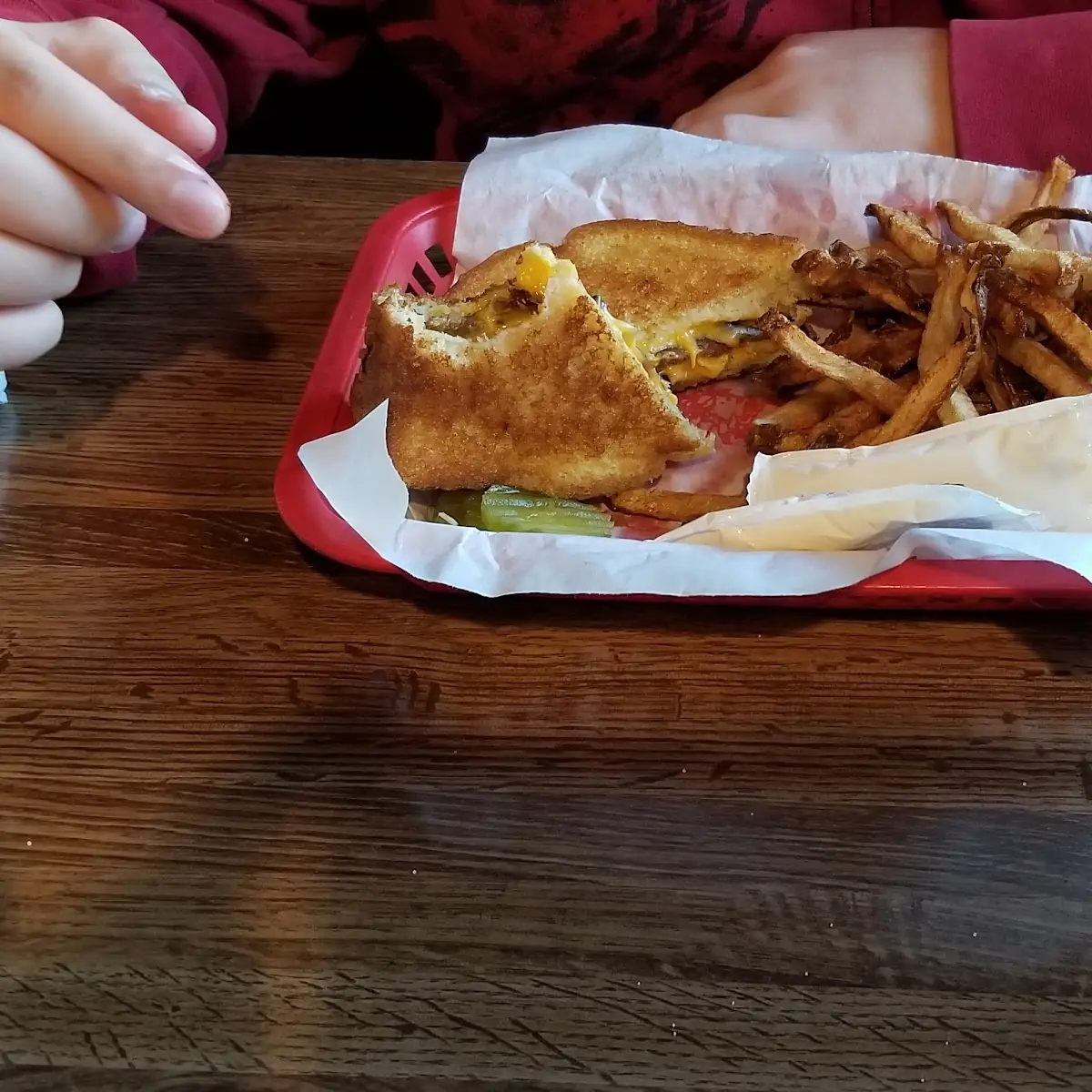 Sandwich and Fries